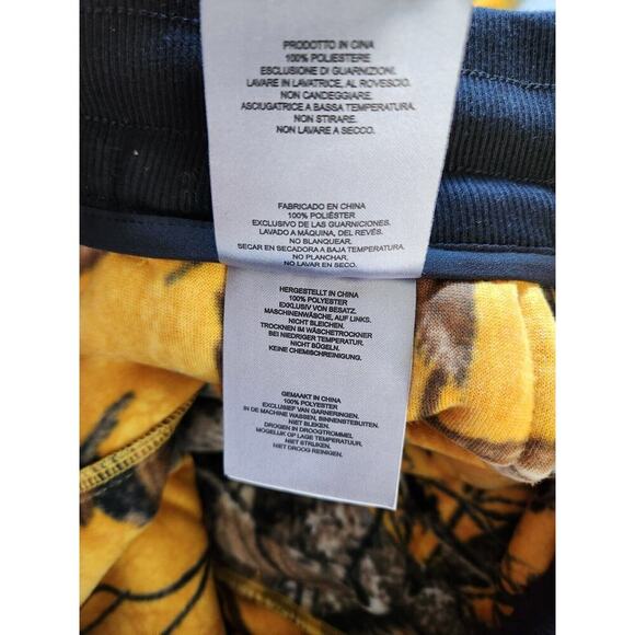 NWT MOOSE KNUCKLES X Post Malone Men's Sherpa Jogger Pants Sz M Yellow #4G503 - Picture 13 of 14